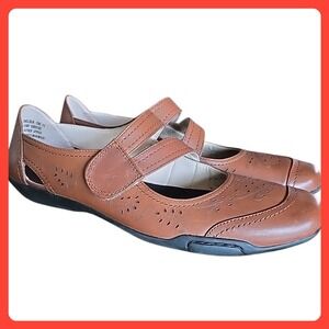 Ros Hommerson Chelsea Mary Jane Brown Women's Size 13N Comfort Leather Shoes